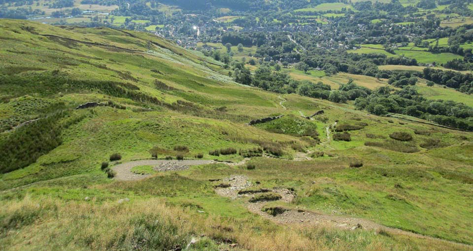 Wansfell Pike view to Ambleside