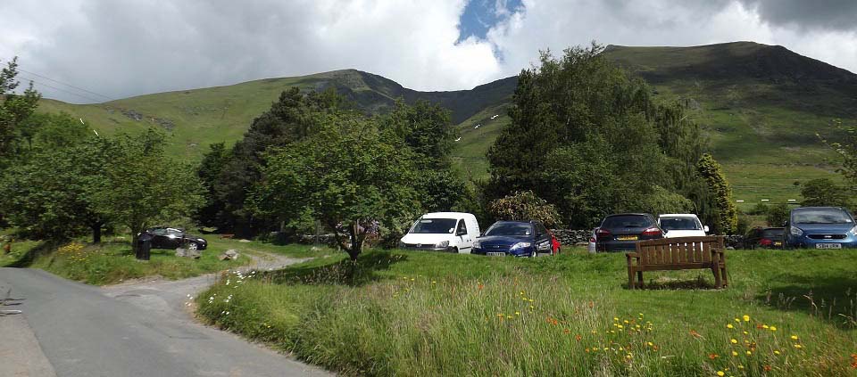 Blencathra Threlkeld car park image