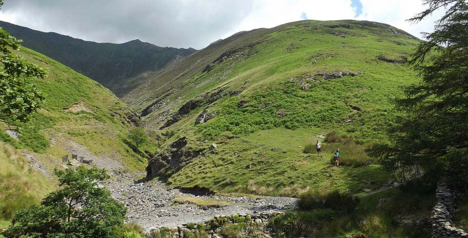 Blencathra Halls Fell route image