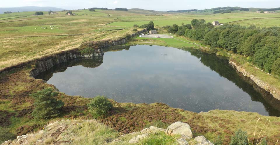 Cawfield Quarry Hadrians Wall image