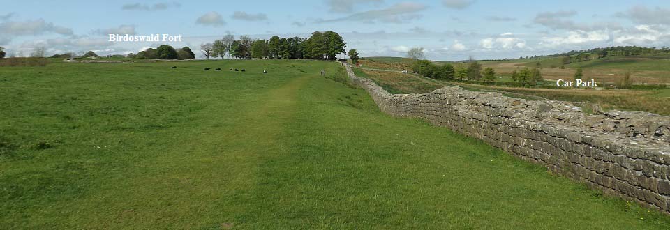 Hadrians Wall at Birdoswald image
