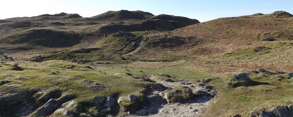 Loughrigg Fell view down image