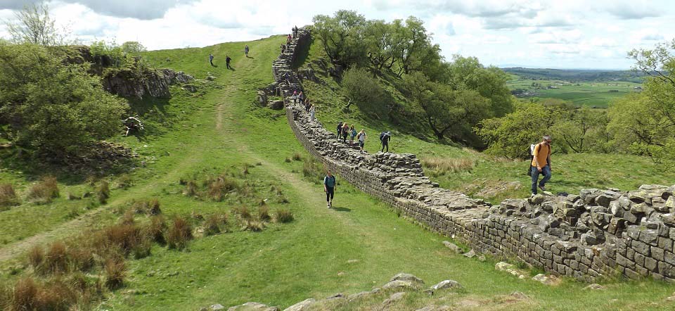 Hadrians Wall high section image